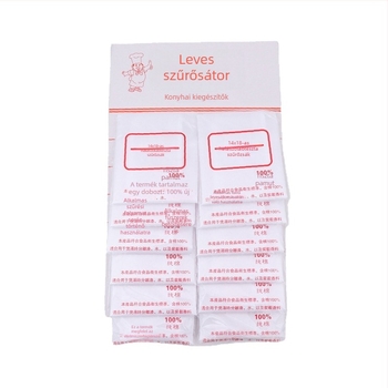 Egyszer használatos nem szőtt leveszacskó logóval – szitanyomás, testre szabható ellátás, elérhetők különböző nem-szőtt anyagok