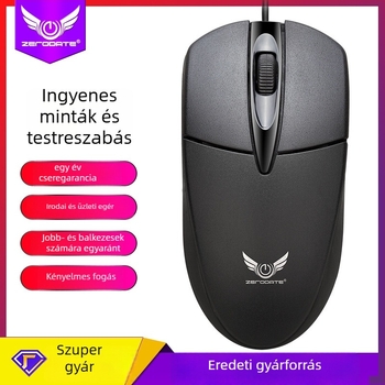 M509 optikai USB egér – 1000dpi, 3 gomb, asztali számítógépekhez
