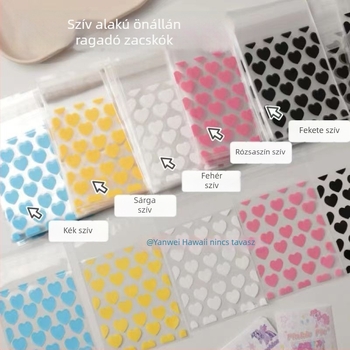 OPP öntapadós háromszög zacskó, átlátszó nyomtatott csomagoló zacskó, testre szabható