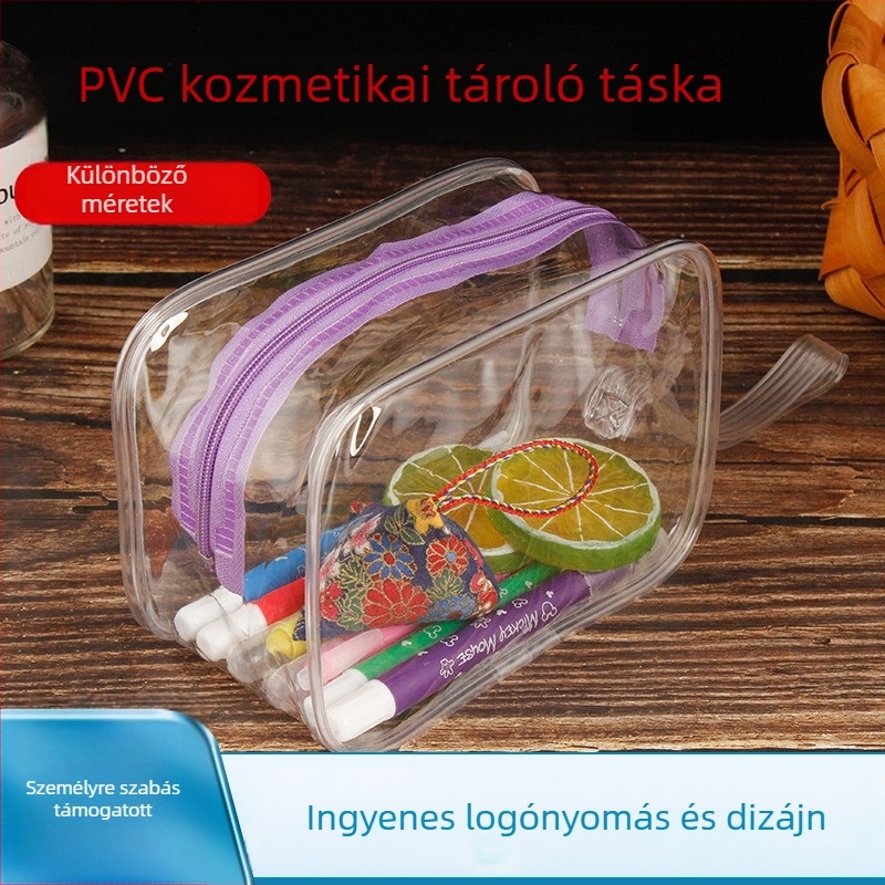 Kozmetikai tároló táska, új anyagból, általános csomagolási felhasználás, testreszabható záráshossz