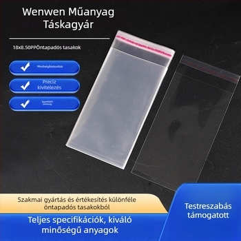 Személyre szabott nyomtatott OPP/PE önzáró tasak ékszerek, ruházat és fehérnemű számára