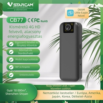 Vistakon CB77/CB77W félgömb fej, Snap-on szerelés, függőleges 180°-os forgás, vízszintes 96°-os forgás, forgáskorlátozás 180°, irodai használatra.