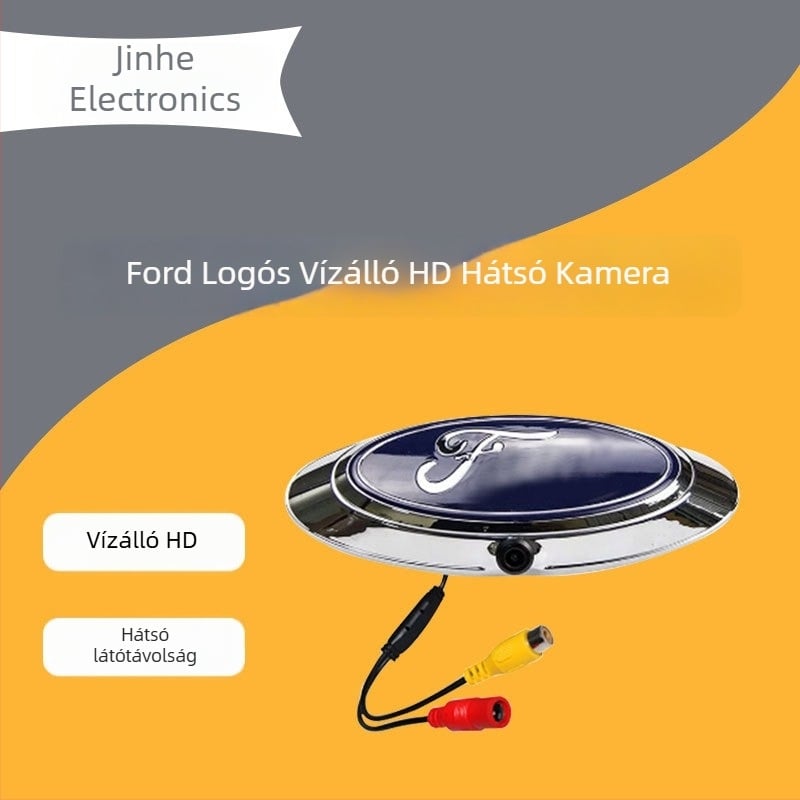 Ford Ranger pickup hátsó kamera, HD CCD, 12V, 145° látószög, felbontás 780×460, fém ház, 500 g súly