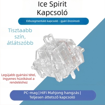 Mechanikus billentyűzet kapcsoló – öt pin, RGB háttérvilágítás, többcsatornás csatlakozás (kábeles, Bluetooth, 2.4G)