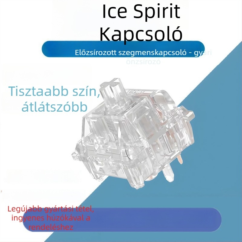 Mechanikus billentyűzet kapcsoló – öt pin, RGB háttérvilágítás, többcsatornás csatlakozás (kábeles, Bluetooth, 2.4G)