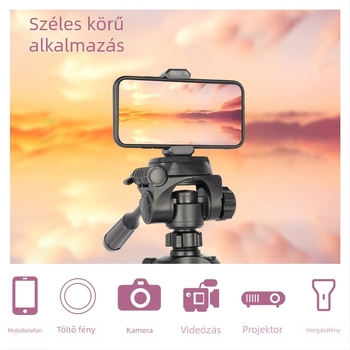 Kamera tripod 3520: PTZ hidraulikus gimbal, 3 részes, teherbírás 16-20 kg, vasból készült kivitel