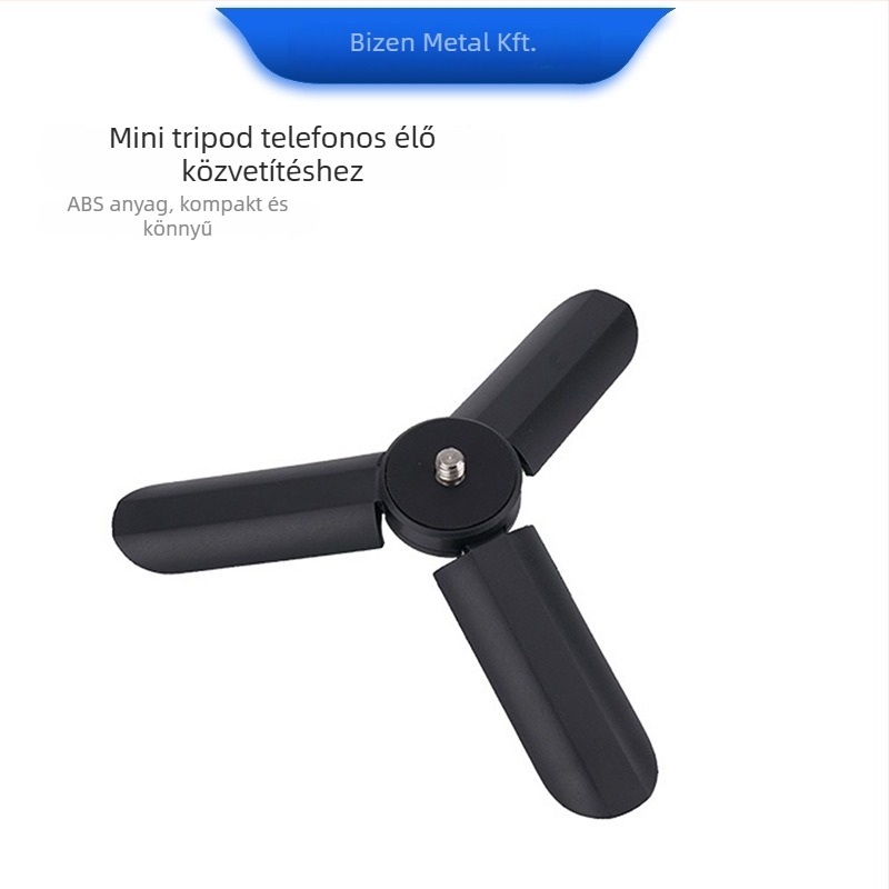 Beizhen Bj-02 kézi gimbal stabilizátor állvánnyal, ABS műanyag, teherbírás 1–2 kg, mini állvány okostelefonhoz