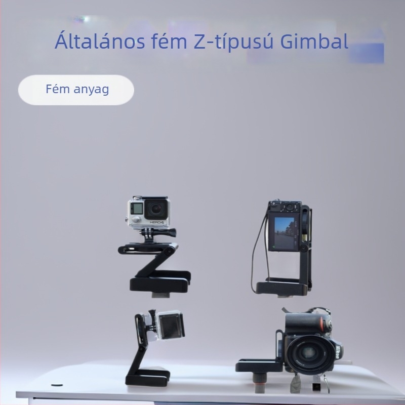 Típus Z gyorskioldó lemez, fém kivitel, csavaros rögzítés, univerzális 1/4 menet, beltéri/kültéri használat, 0,35 kg