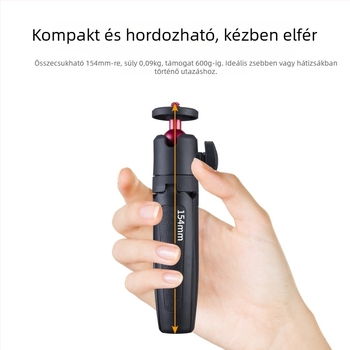 DMITIDIR T151 alumíniumötvözetű tripod gömbpan-tilt rendszerrel, 3 részes