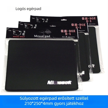 Játékos egérpad, textil felület, 4 mm vastagság, csúszásmentes, egyoldalas