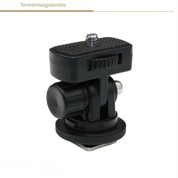 DSLR kamera monitorállvány hot shoe adapterrel, 92° forgási határ, stabil felvétel