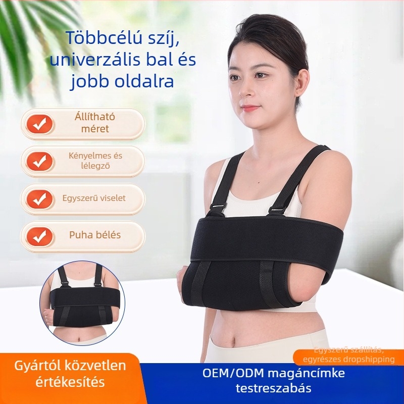 Alkarra szorító váll- és könyöktartó pánt, poliészter, modell Zd-541484, logó nyomtatása elérhető