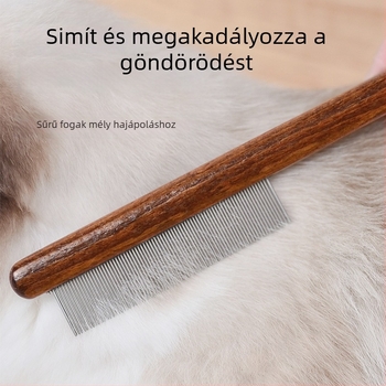 Mengqi fa fésű-kefe kutyáknak