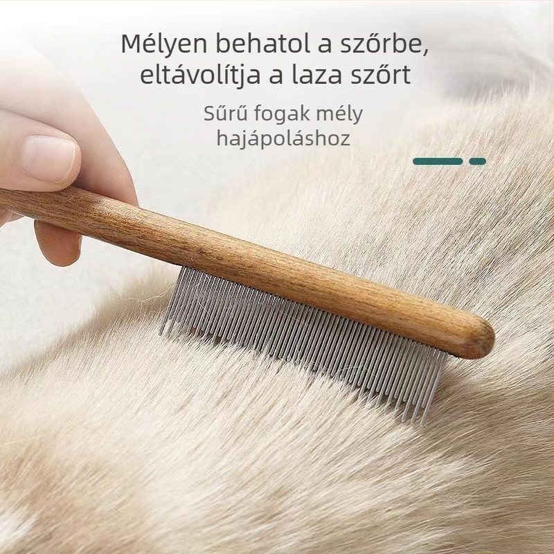 Mengqi fa fésű-kefe kutyáknak