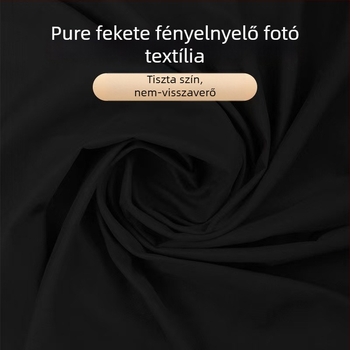 Termékfotózás háttere – fényelnyelő szövet, flockolt felület, anyag: szövet