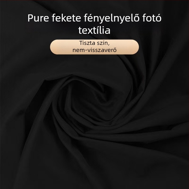 Termékfotózás háttere – fényelnyelő szövet, flockolt felület, anyag: szövet