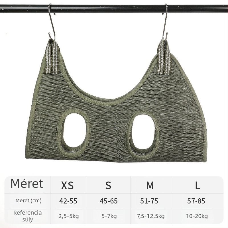 Macska mosózsák, anti-karcoló védelem, multifunkcionális fürdető eszköz kiscicáknak, rögzített kialakítás, 100 darab MR237