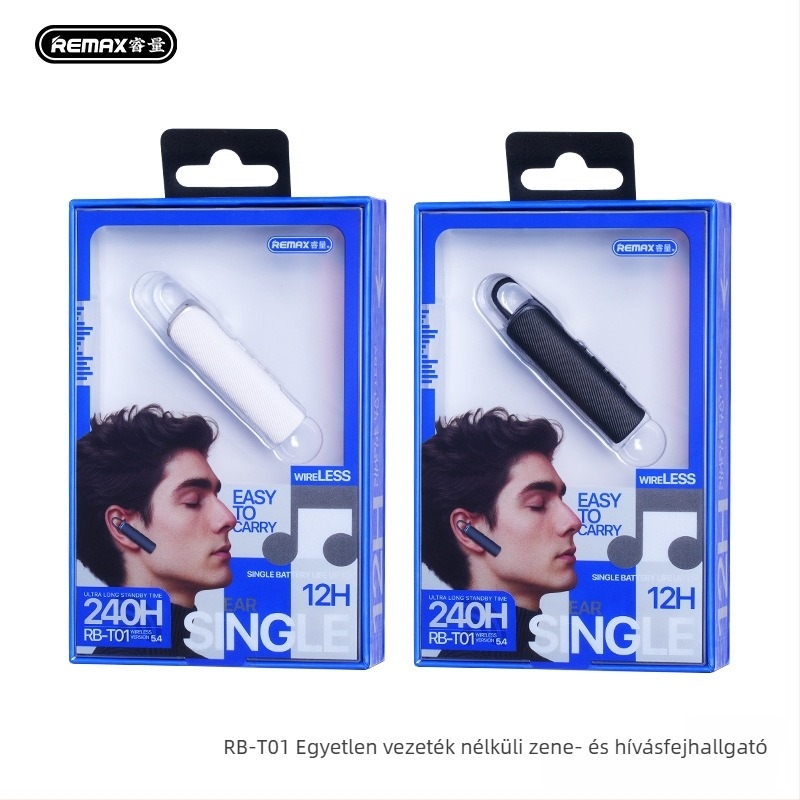 Remax Ruiliang Bluetooth headset autóba 5.4, hands-free, sztereó, 10 m hatótáv, 4–8 óra üzemidő