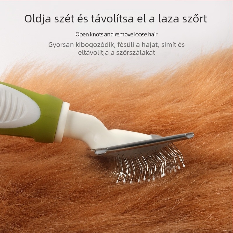 Kutyák ápolására szolgáló tűs hajkefe, Jbn, műanyag, 100 db