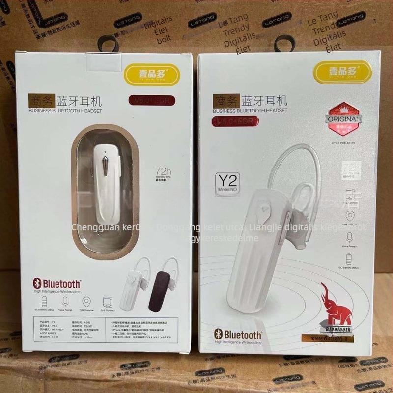 Yipin Duo Bluetooth sport mini vezeték nélküli fülhallgató fülhez rögzítve – 10 m hatótáv, Bluetooth 4.1, zenelejátszás támogatott, használat: egy fül, mono