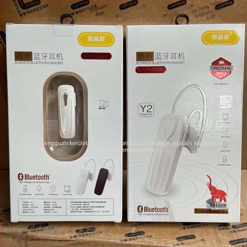 Yipin Duo Bluetooth sport mini vezeték nélküli fülhallgató fülhez rögzítve – 10 m hatótáv, Bluetooth 4.1, zenelejátszás támogatott, használat: egy fül, mono