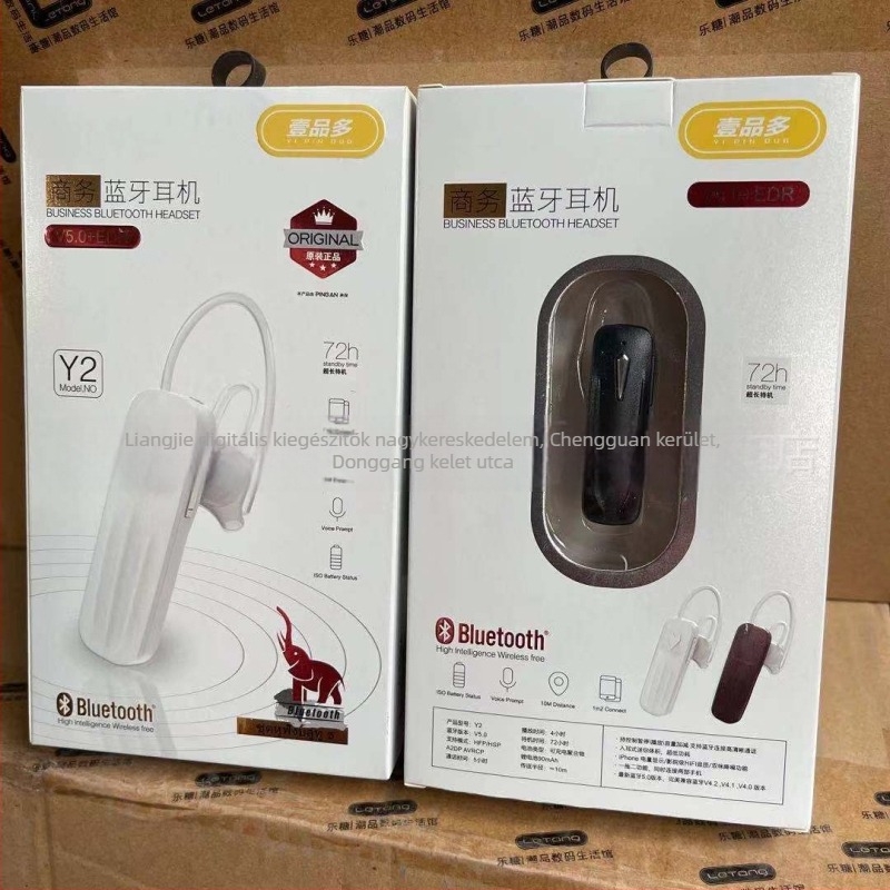 Yipin Duo Bluetooth sport mini vezeték nélküli fülhallgató fülhez rögzítve – 10 m hatótáv, Bluetooth 4.1, zenelejátszás támogatott, használat: egy fül, mono