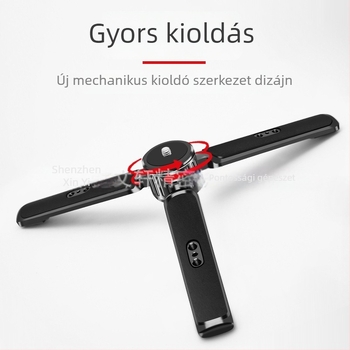 Asztali alumínium tripod stabilizátorhoz DJI Zhiyun, háromszög alapú tartó, DSLR kiegészítők, modell 8185, 1 rész, gyorskioldó lemez nélkül