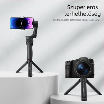 TP-05 Mini Kiterjeszthető Telefon Tripod – 2-szakaszos, ABS, Súly 0,08 kg, Teherbírás legfeljebb 2 kg