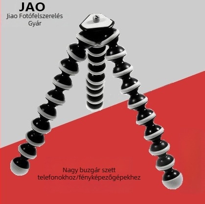 Kamera octopusz állvány, modell JAO-12; teherbírás 3 kg; PTZ típus: None