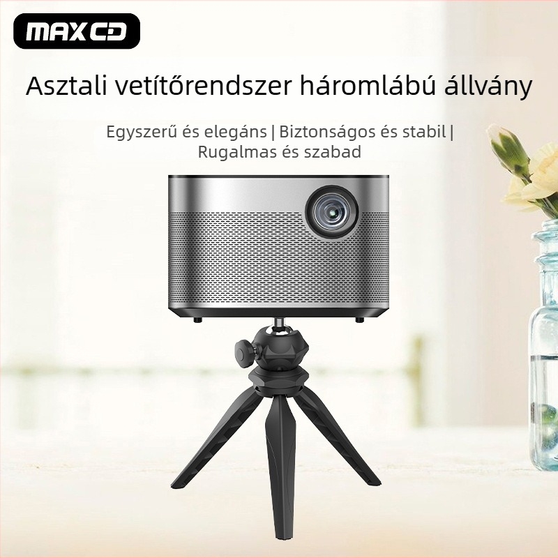 MAXCD Vetítés tartó – Asztali állvány mobiltelefonhoz és projektorhoz, Műanyag, Testreszabható, Általános stílus
