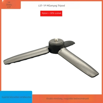GoPro és DJI Pocket 3-hoz asztali tripod 1/4 hüvelykes csavarral, rezgéscsillapító