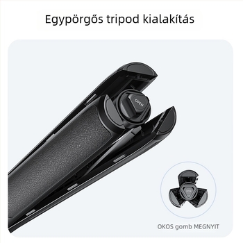 VRIG TP-21 sportkamerás selfie pálca – GoPro/Action/Insta360 kompatibilis, univerzális, műanyag