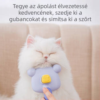Macska ápoló fésű, szőrzet eltávolítása, márka Nerve Cat, macskáknak