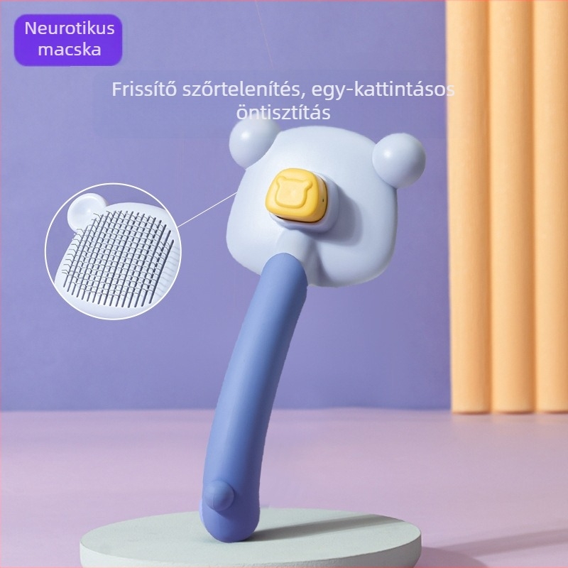 Macska ápoló fésű, szőrzet eltávolítása, márka Nerve Cat, macskáknak