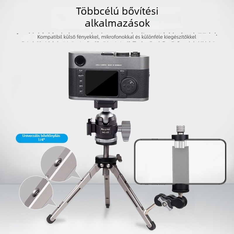 Asztali tartó mobiltelefonhoz XTS20+XG25, ötvözet, univerzális, vezeték nélküli töltés, testreszabható