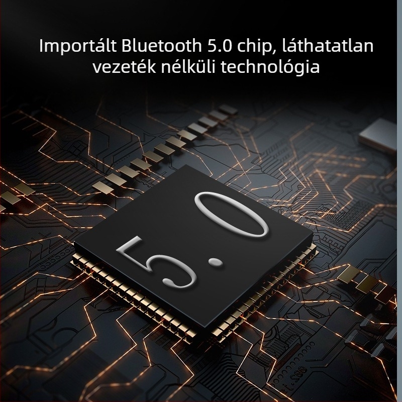 Bluetooth fejhallgató sporthoz és üzleti használathoz, vezeték nélküli, sztereó hang, Bluetooth 5.0, egyoldalas használat, multipontos kapcsolat, NFC