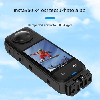 Insta360X4 Gyorskioldó adapter, 1/4 hüvelykes tripod kompatibilitás, alumíniumötvözet, modell AC43