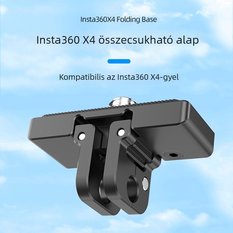 Insta360X4 Gyorskioldó adapter, 1/4 hüvelykes tripod kompatibilitás, alumíniumötvözet, modell AC43