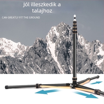LS325 Alumíniumötvözetes fotózási állványtartó, teherbírás 6 kg, magasság 2660 mm, csőátmérő 32 mm, 5 szakasz
