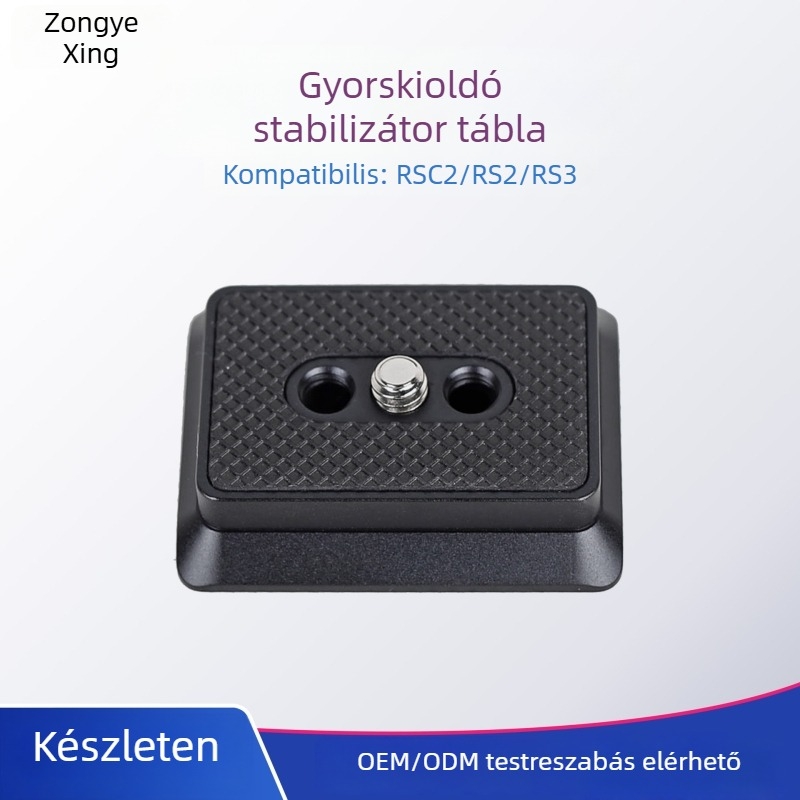 CNC-megmunkált alumínium felső stabilizátor kiegészítő RSC2 RS2 RS3-hoz – állvány/dönthető fej, tömeg 0,022 kg