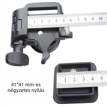 Gyorskioldó lemez 6663A állványhoz, alumíniumötvözet, max terhelés 2–5 kg