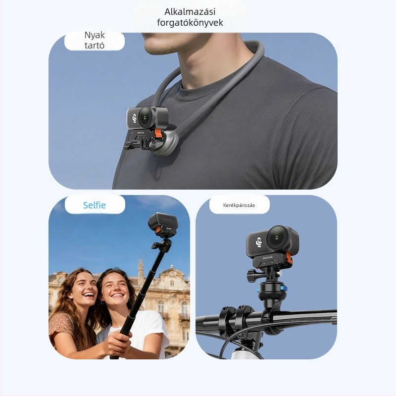 Hepail Ac97 Mágneses Gyorskioldó Bázis DJI Osmo Nanohoz, Alumíniumötvözet, Csomagolás: Doboz + Mágneses Gyorskioldó
