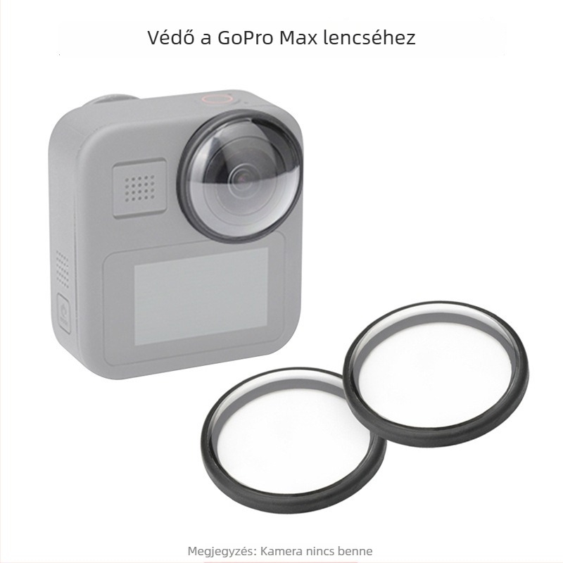 GoPro Max lencsevédő sapka – Termékkód: Hsp7215; Alkalmazott modellek: GoPro Max; Anyag: akril; Csomagolás: 2 db