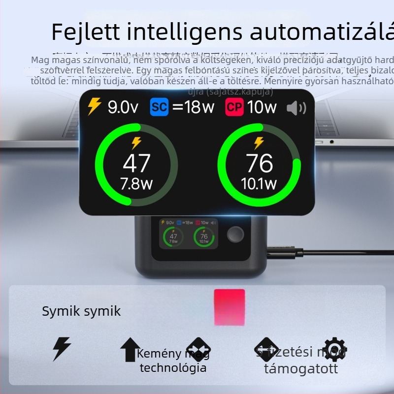 SYMIK Insta360 X5DC Akkumulátor töltődoboz, USB-C, PC ház, 10,5W kioldás, kanalanként 20W (összesen akár 27W)