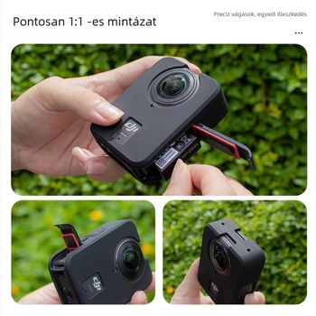 DJI Osmo 360 testtartó szilikon védőtok – kompatibilis az Osmo 360 panorámás kamerával, anyag: szilikon, logó nyomtatás támogatott, utólagos szolgáltatás: három garancia