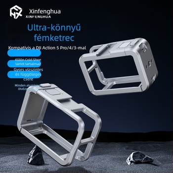 Xfh alumíniumötvözet védőkeret DJI Action 5 Pro/4/3 – akciókamera kiegészítő