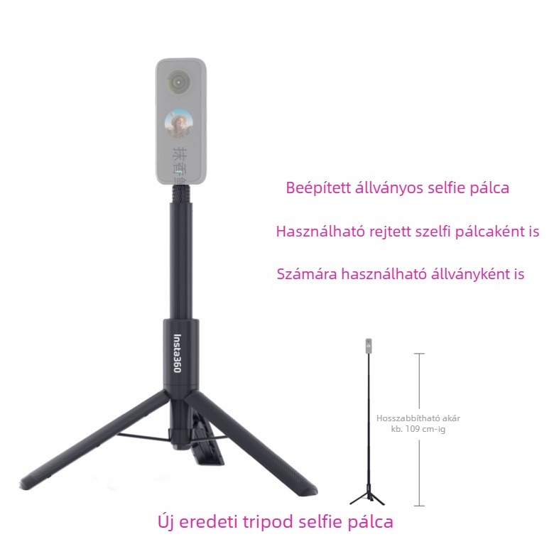 Insta360 Kinyújtható Selfie Bot Tripod – Univerzálisan kompatibilis