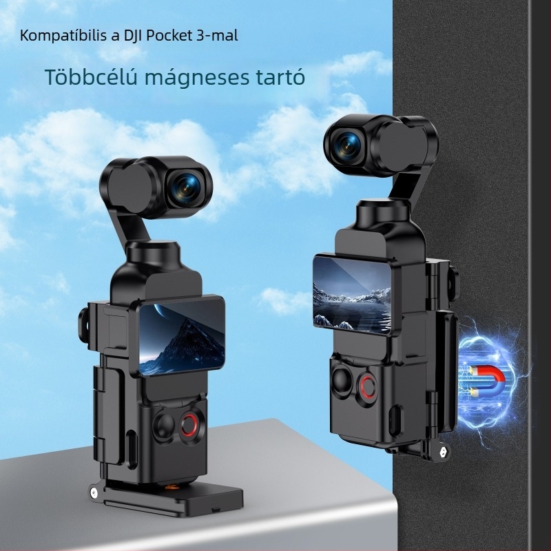 Pocket3 mágneses állvány a DJI Pocket 3 bővítőkeretéhez (PK02, ABS+ mágnes)