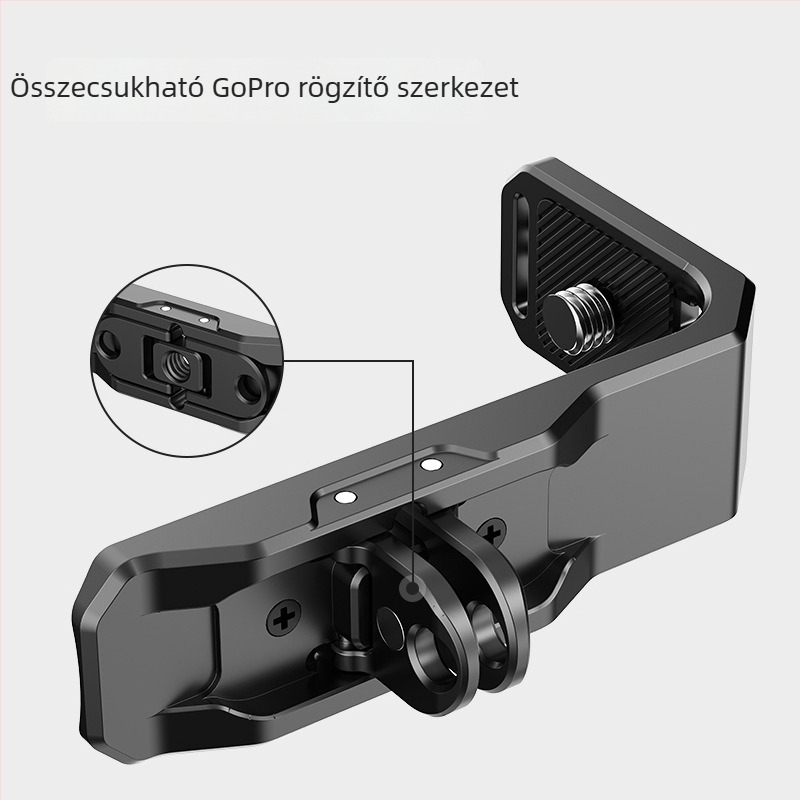 Hepail Insta360 X4/X5 vízszintes és függőleges rögzítő a mágneses Shadow Stone-nal, alumínium ötvözet, modell AC45