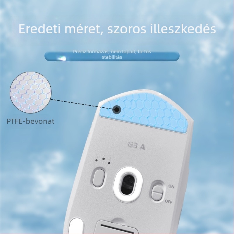 G3 Ultra/PRO/MAX egér talppadok – Ice Edition, kopásálló, csúszásmentes, műanyag formázás